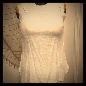 NWT Ivory camisole with adjustable shoulder straps